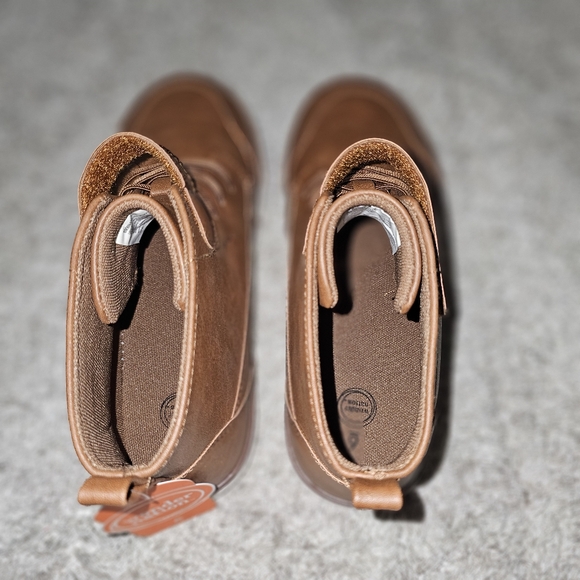 New Boys Casual Hi Top Sneakers Shoes Size 6 Youth Stretch Laces No Tie Slip On - Picture 9 of 12